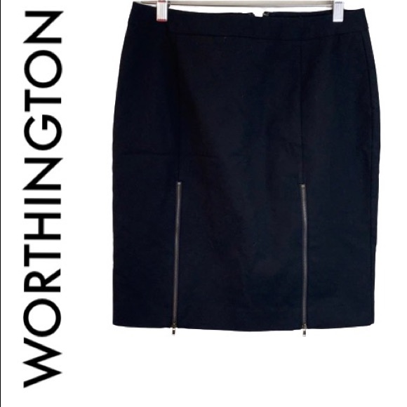 Worthington Dresses & Skirts - WORTHINGTON BLACK SKIRT SIZE 10